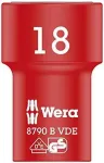 Wera Cyclops socket wrench bit 18x46 - 8790 B VDE, insulated, with 3/8