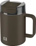 ZWILLING THERMO PLUS termokruus k&auml;epidemega &ndash; 380 ml, pruun