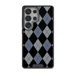 Trouble - Samsung Galaxy S25 Ultra Case, Elite Dark (Magnetic) / Silver
