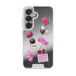 Baby Girl - Samsung Galaxy S25 Case, Elite Mirror Light (Magnetic) / Silver