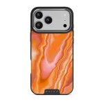 Retro Glow - iPhone 17 Pro Max Case, Elite Dark (MagSafe) / Silver