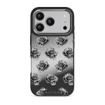 Frozen - iPhone 17 Pro Case, Elite Mirror Dark (MagSafe) / Silver