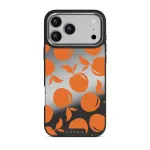 Peach Fuzz - iPhone 17 Pro Max Case, Elite Mirror Dark (MagSafe) / Silver