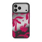 Siesta - iPhone 17 Pro Max Case, Elite Mirror Dark (MagSafe) / Silver