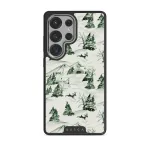 Pine Lodge - Samsung Galaxy S25 Ultra Case, Elite Dark (Magnetic) / Silver