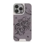 Virgo - iPhone 16 Pro Max Case, Elite Light (MagSafe) / Silver / Purple