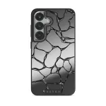 Void - Samsung Galaxy S25 Plus Case, Elite Mirror Dark (Magnetic) / Silver
