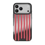 Pomegranate - iPhone 17 Pro Max Case, Elite Mirror Dark (MagSafe) / Silver