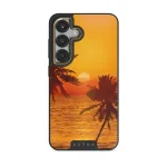 Golden Sky - Samsung Galaxy S25 Case, Elite Dark (Magnetic) / Gold