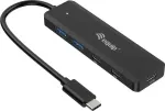 "Equip USB-Hub 4-Port 3.2/C->2xUSB-C 2xUSB-A 5Gbps o.Netz.sw"