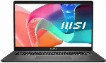 MSI Modern 14 F13MG 14-tolline s&uuml;learvuti, Intel Core i5-1334U, 16 GB RAM, 512 GB SSD, Intel Iris Xe Graphics, Windows 11 Home, Platinum Grey, F13MG-292NL