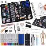 Professional Art Set for Drawing and Sketching 100pcs H&B AP0129