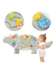 Viga puidust seinale kinnitatav tegevustahvel Triceratops, 140 &times; 57,5 ​​&times; 5 cm