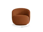 Swivel Armchair, "Savona", 1 Seat, 86x83x76.5 Made in Europe