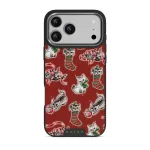 Merry Kitty - iPhone 17 Pro Max Case, Elite Dark (MagSafe) / Gunmetal
