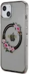 "PC/TPU Flowers Ring Glossy Logo MagSafe Case iPhone 13" Black