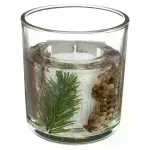 Gel Candle with Christmas Pattern 90g