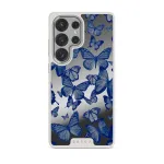 Butterfly Effect - Samsung Galaxy S25 Ultra Case, Elite Mirror Light (Magnetic) / Silver