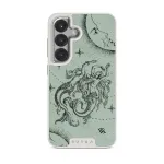 Virgo - Samsung Galaxy S25 Plus Case, Elite Light (Magnetic) / Silver / Turquoise