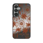 Ipanema - Samsung Galaxy S25 Plus Case, Elite Mirror Dark (Magnetic) / Silver