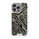 Black Sand - iPhone 16 Pro Max Case, Elite Light (MagSafe) / Silver