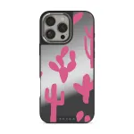 Serenade - iPhone 16 Pro Max Case, Elite Mirror Dark (MagSafe) / Silver