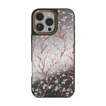 Sakura - iPhone 16 Pro Max Case, Elite Mirror Dark (MagSafe) / Gold