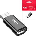 &bdquo;Unitek&ldquo; USB-adapter A1050ABK03 USB-C &ndash; MicroUSB, must (A1050ABK03)