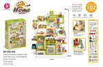 Mega Green Kitchen with Steam and Water Function + Accessories