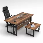 Kontorim&ouml;&ouml;bli komplekt, Hanah Home, p&auml;hkel Antratsiit, 180 x 73 x 90, cm