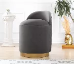 Pouf Hanah Home Dover, tumehall, 50 x 45 x 70