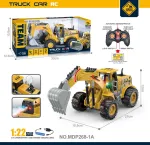 R/C Lights and Smoke Excavator
