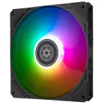 SilverStone SST-AS140B-ARGB Air Slimmer 140 PWM ventilaator - must