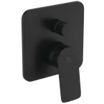 Ideal Standard Ceralife C - 2 kasutajale m&otilde;eldud varjatud paigaldus, koos paigalduskorpusega, siidine must BE061XG