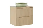 60 cm m&ouml;&ouml;blikomplekt koos lauaplaadi ja sisseehitatud valamuga &bdquo;River&ldquo; SET-NC B CREMONA 60CM UN RIVER 1 OG