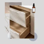 Vannitoakapp, 120 cm, 2 sahtlit, &bdquo;OCEAN BEIGE&ldquo;, 82-120-2S