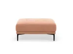 Velvet Pouf, "Lazio", 1 Seat, 100x70x46 Made in Europe