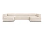 Panoramic Sofa, "Turin", 6 Seats, 375x173x68 Made in Europe