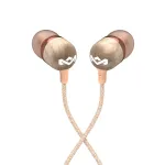 Marley Wired Earbuds | Smile Jamaica | Built-in microphone | USB Type-C | Copper