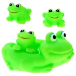 Green rubber frog bath  ZA1616