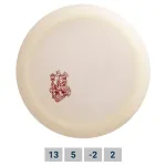 Diskgolfo diskas Distance Driver Glow MAJESTY Active Premium White