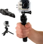 &bdquo;Hurtel&ldquo; hoidik koos mini-kolmjalaga, m&otilde;eldud &bdquo;GoPro&ldquo; ja &bdquo;SJCAM&ldquo; spordikaameratele, must, universaalne