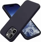 "Soft Silicone Case iPhone 15 Plus" Dark Blue