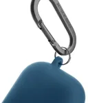 Nexo Case AirPods 4 + Ear Hooks Silicone Pacific Blue