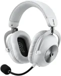 &bdquo;Logitech&ldquo; m&auml;nguk&otilde;rvaklapid PRO X 3 LIGHTSPEED, valged, juhtmeta, k&otilde;rva peal, ruumiline heli (981-001748)