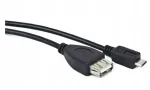NKA-0614 OTG USB-A / Micro USB 0,15 m, must