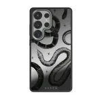 Poison - Samsung Galaxy S25 Ultra Case, Elite Mirror Dark (Magnetic) / Silver