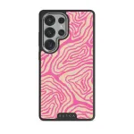 Pink Shores - Samsung Galaxy S25 Ultra Case, Elite Dark (Magnetic) / Silver