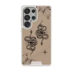 Gemini - Samsung Galaxy S25 Ultra Case, Elite Light (Magnetic) / Silver / Beige