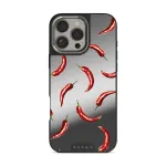 Hot Chilli - iPhone 16 Pro Case, Elite Mirror Dark (MagSafe) / Silver